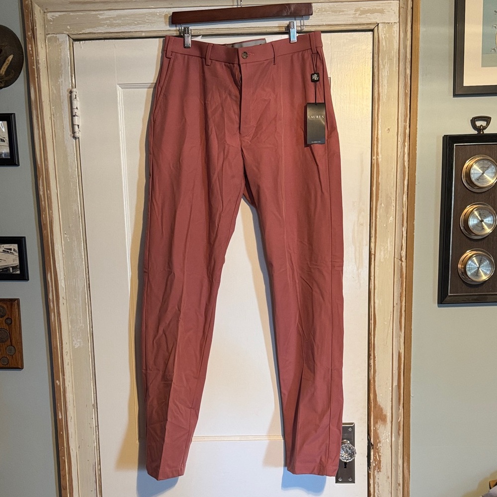 Ralph Lauren Men's Dress Pants in Dusty Rose